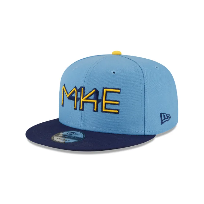 Milwaukee Brewers City Connect 9FIFTY Snapback Hat sold by New Era