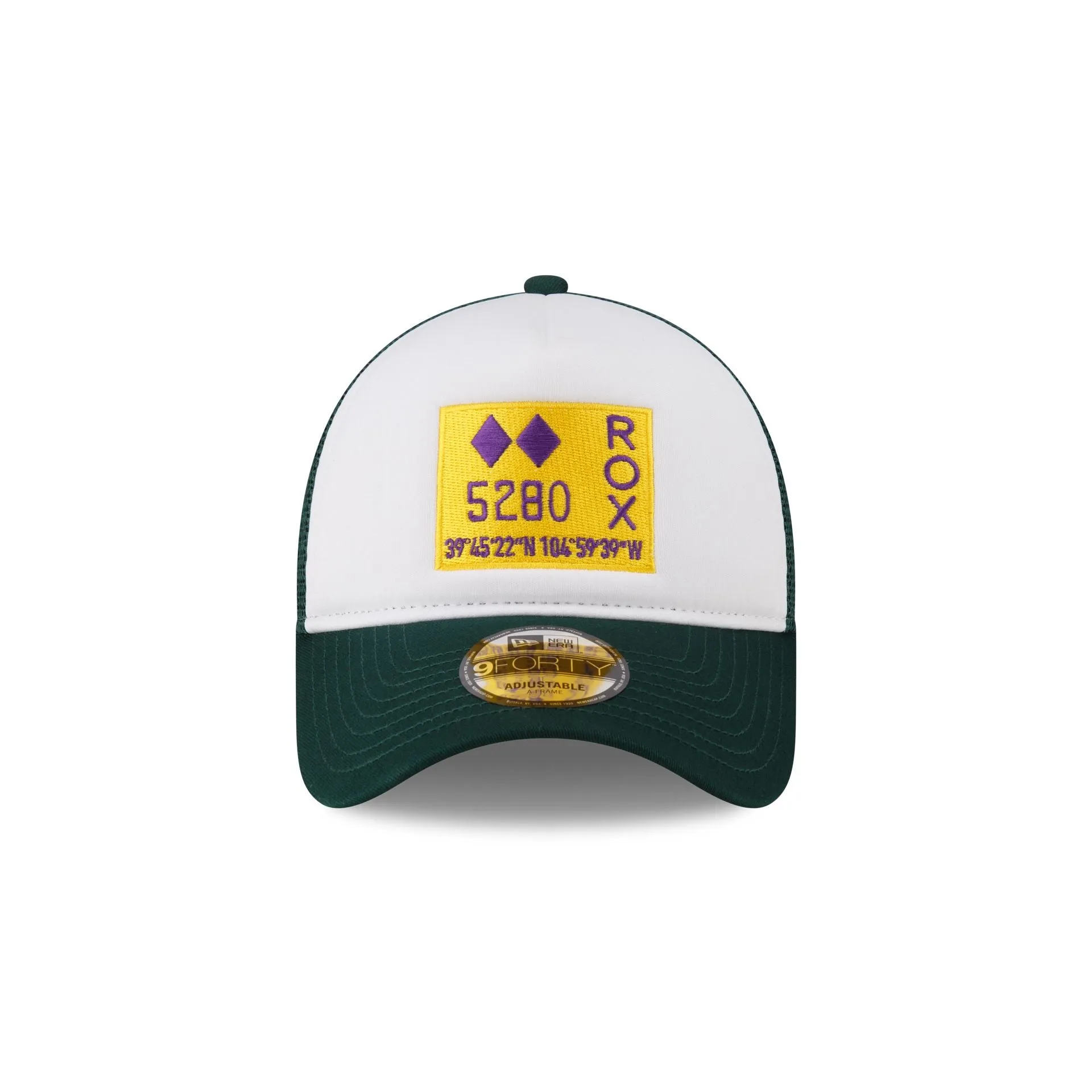 Colorado Rockies White Crown 9FORTY A-Frame Trucker Hat sold by New Era product image thumbnail 2