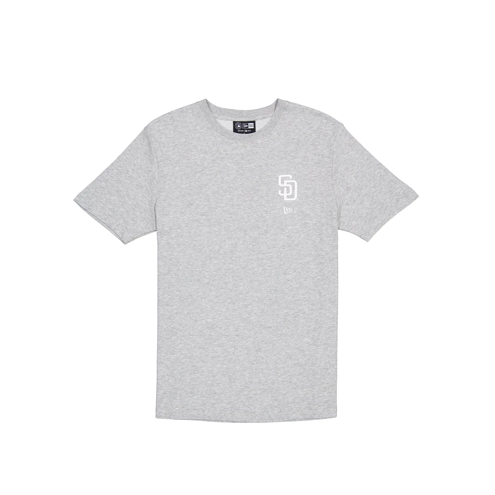San Diego Padres Logo Essentials Tonal Gray T-Shirt sold by New Era