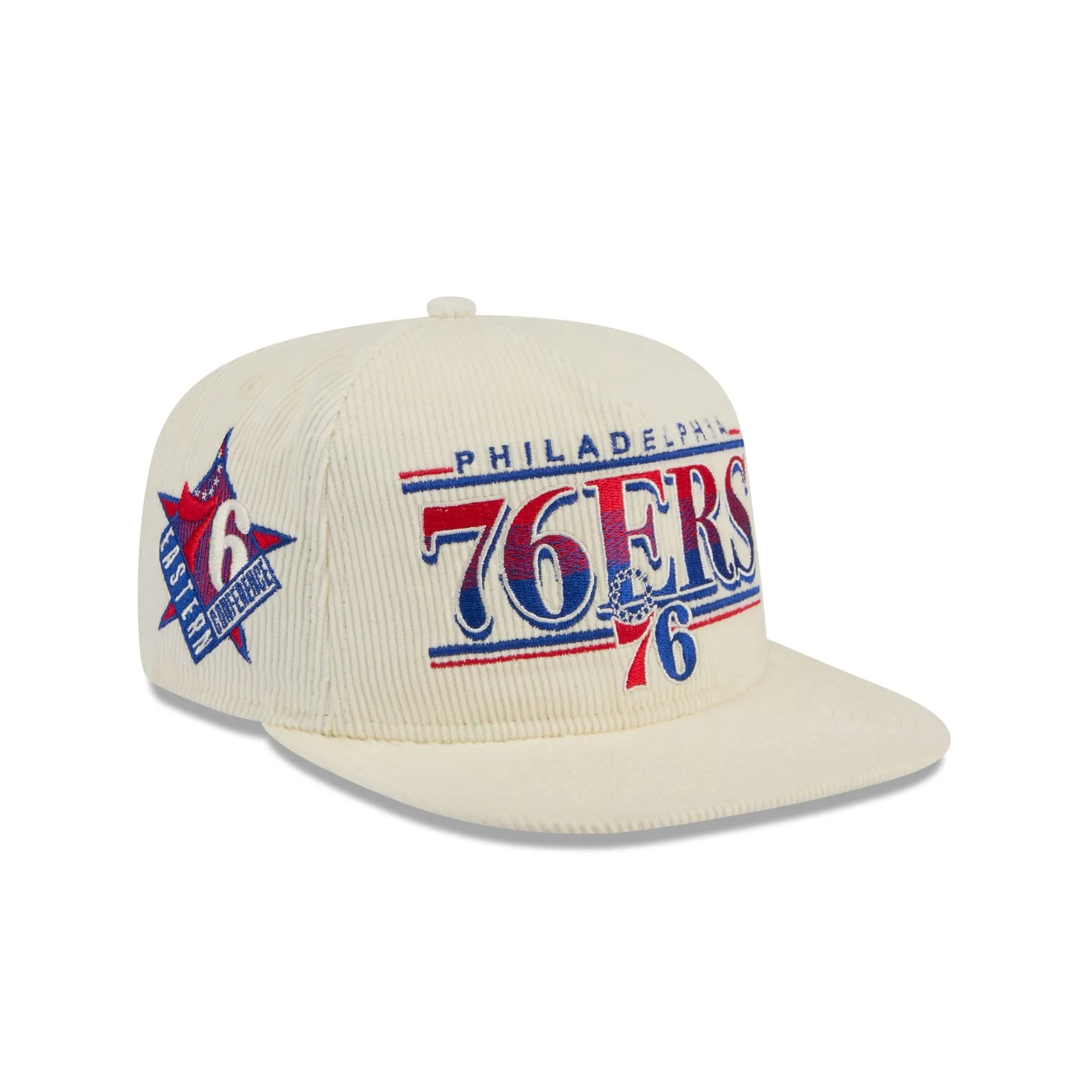 Philadelphia 76ers Throwback Corduroy Golfer Hat sold by New Era