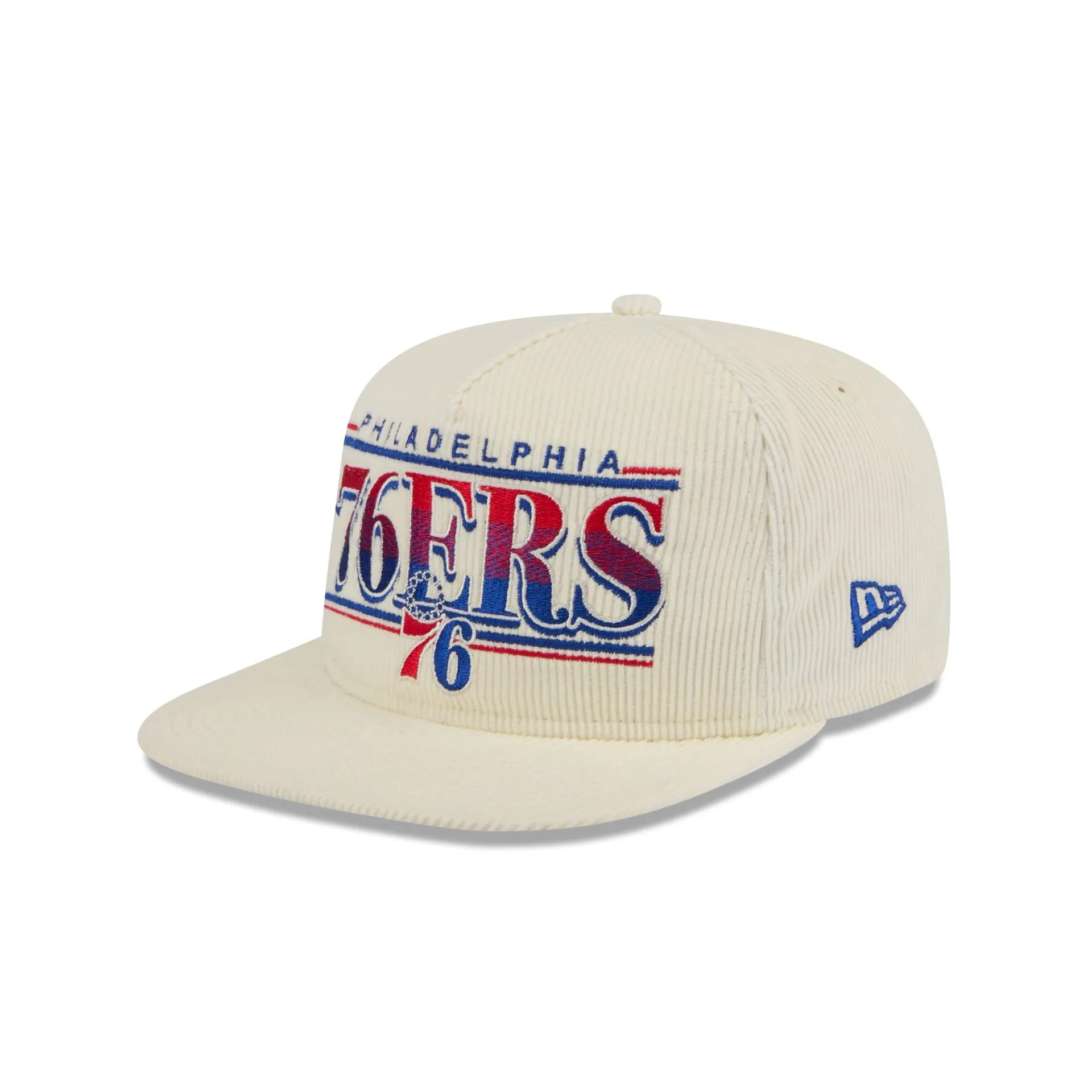 Philadelphia 76ers Throwback Corduroy Golfer Hat sold by New Era product image thumbnail 3