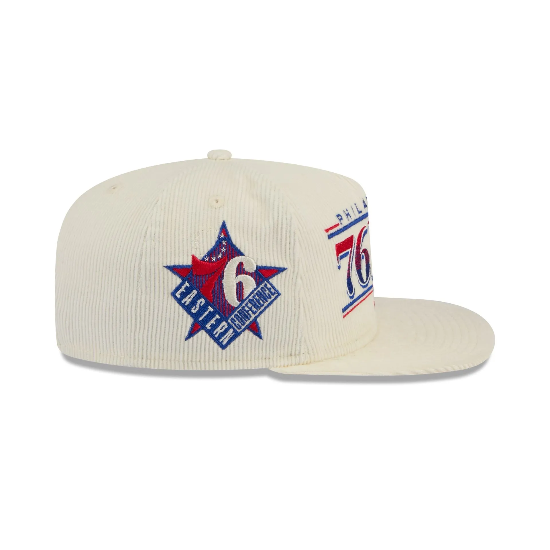 Philadelphia 76ers Throwback Corduroy Golfer Hat sold by New Era product image thumbnail 4