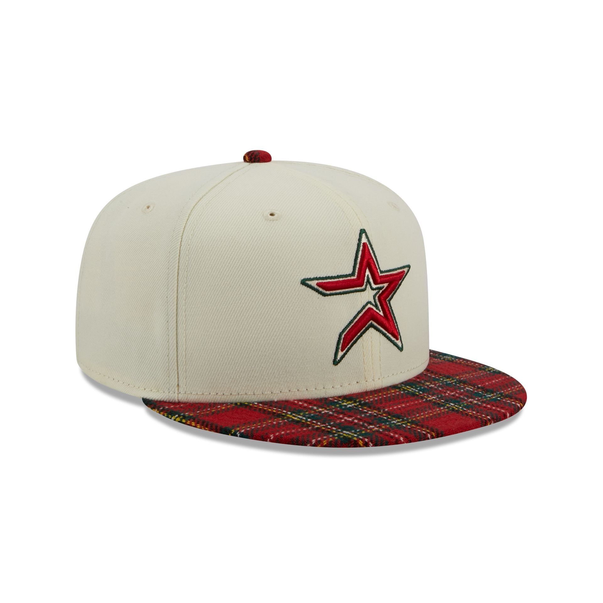 Houston Astros Plaid Visor 9FIFTY Snapback Hat sold by New Era product image thumbnail 3