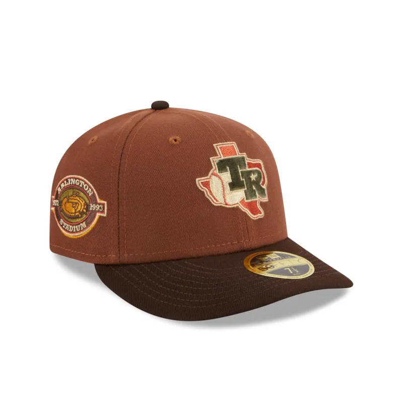 Texas Rangers Velvet Fill Low Profile 59FIFTY Fitted Hat sold by New Era