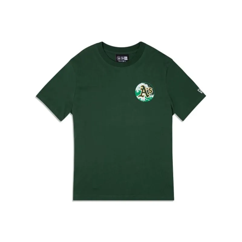 Oakland Athletics Tonal Wave T-Shirt sold by New Era