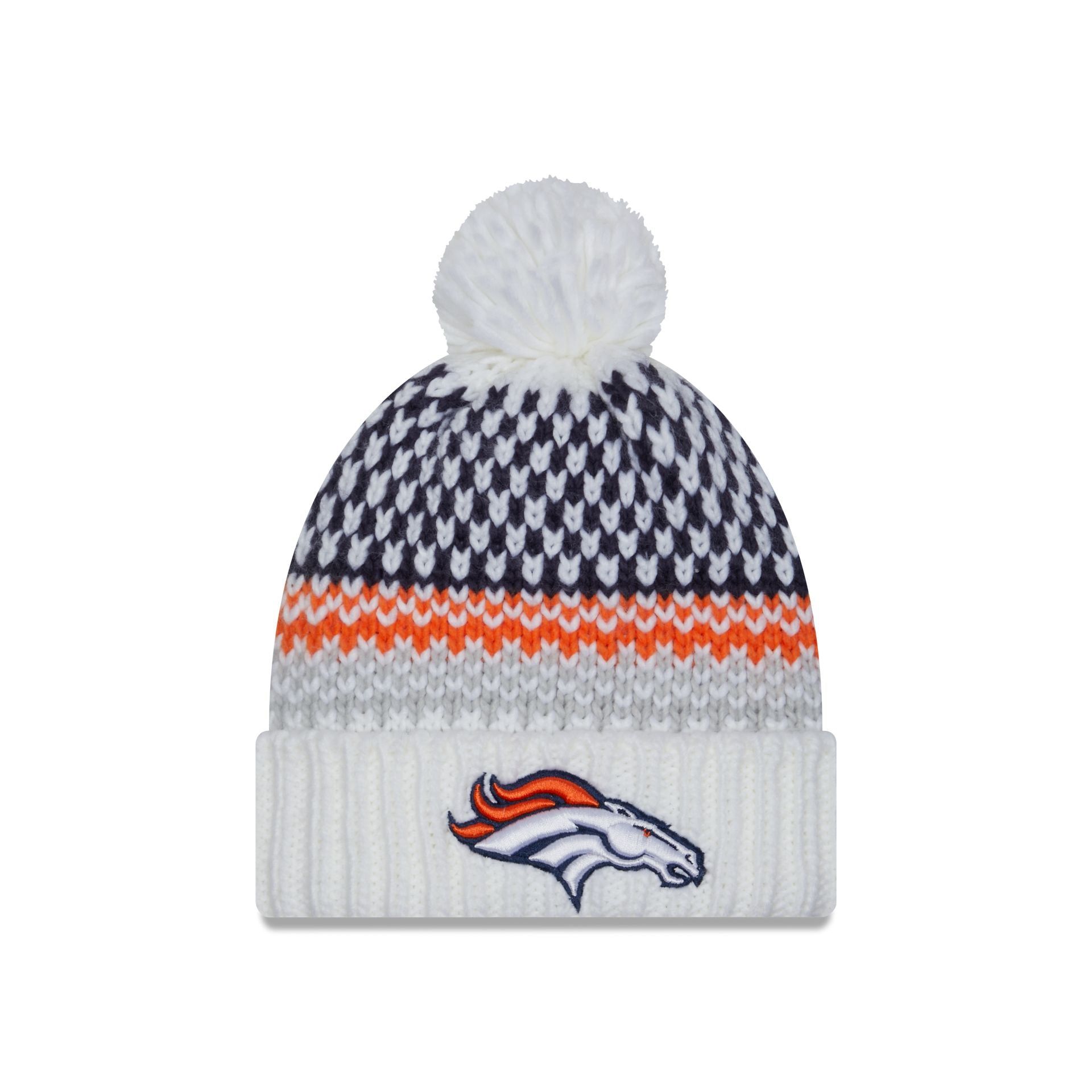 Denver Broncos 2023 Cold Weather Women's Pom Knit sold by New Era