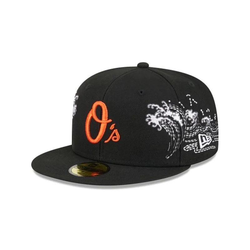 Baltimore Orioles Tonal Wave 59FIFTY Fitted Hat sold by New Era