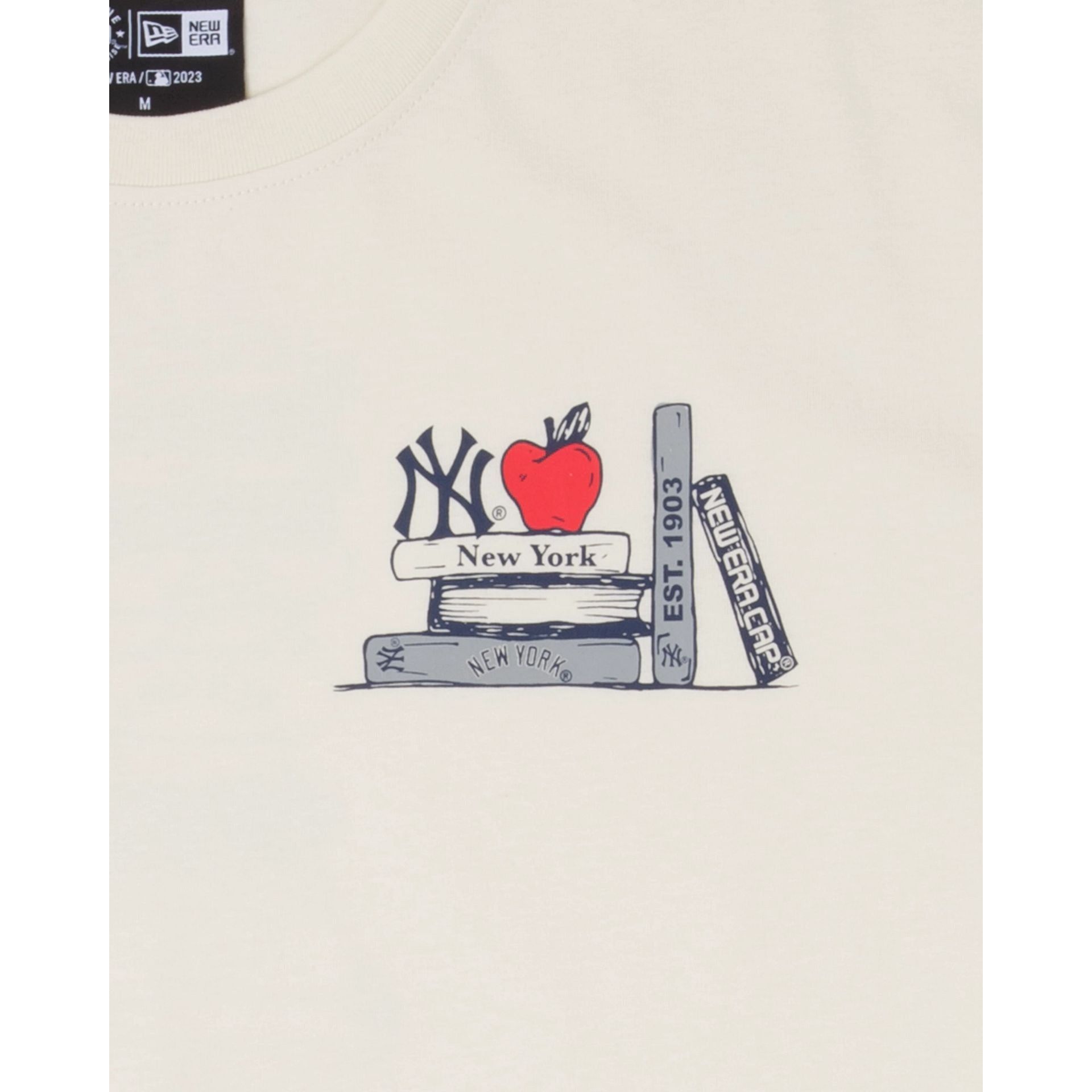 New York Yankees Book Club White T-Shirt sold by New Era product image thumbnail 4