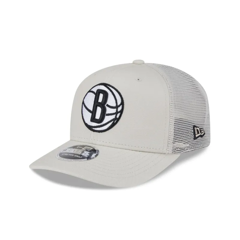 Brooklyn Nets Canvas 9SEVENTY Trucker Hat sold by New Era