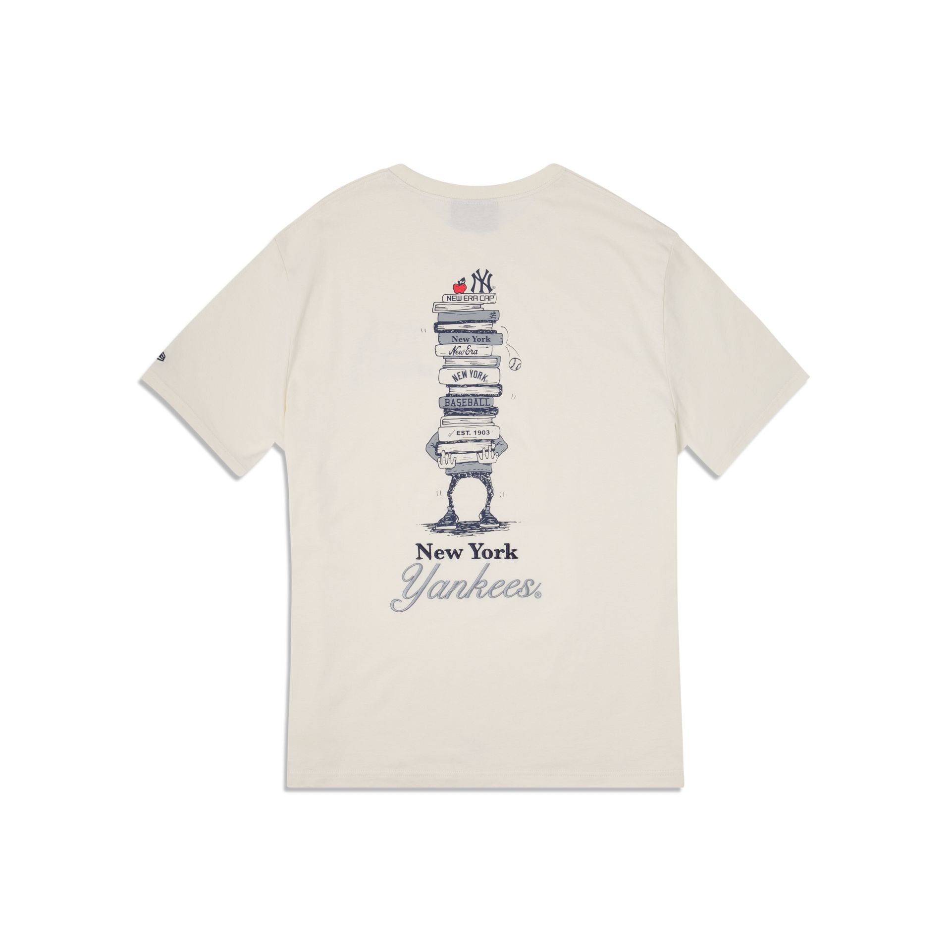 New York Yankees Book Club White T-Shirt sold by New Era product image thumbnail 3