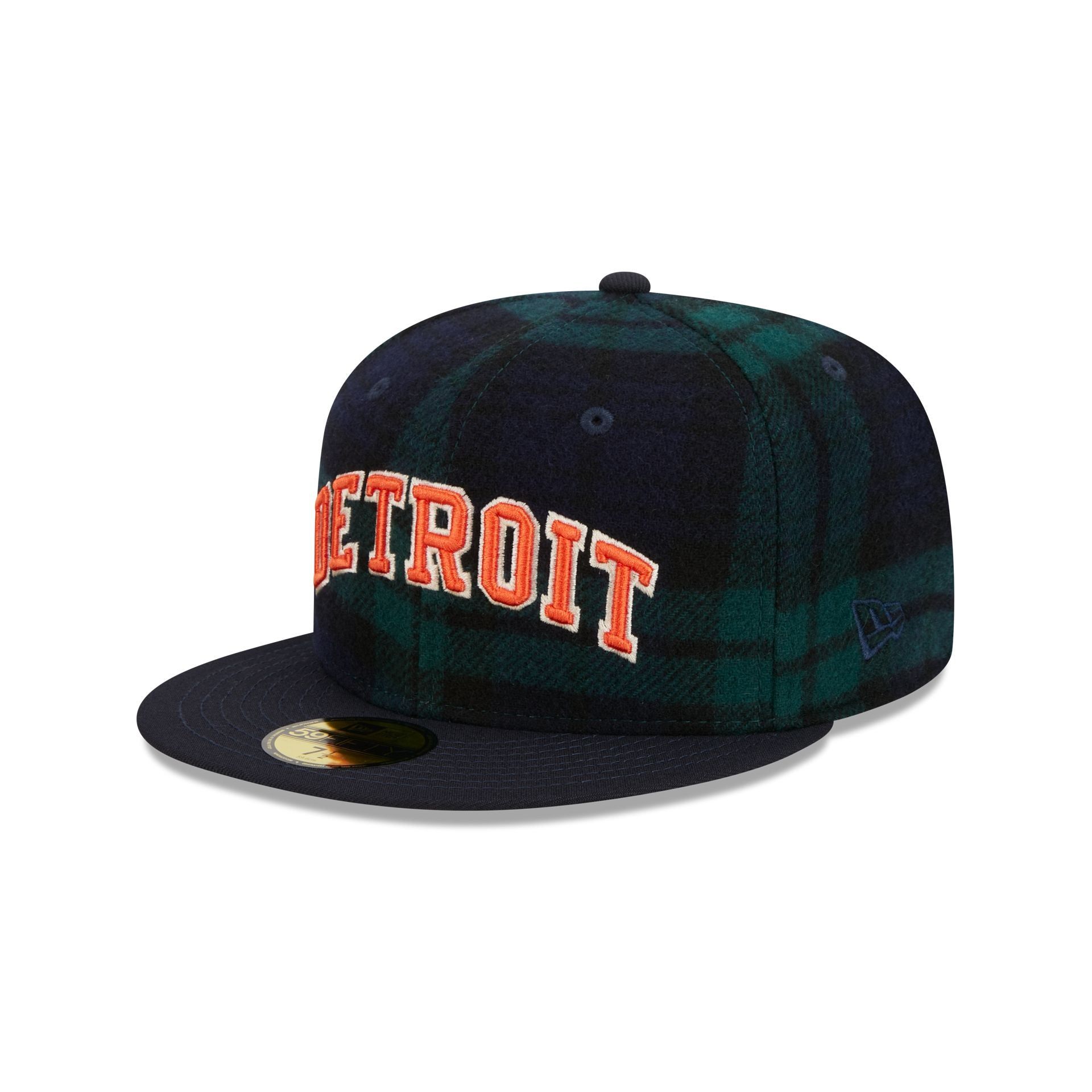 Detroit Tigers Plaid 59FIFTY Fitted Hat sold by New Era