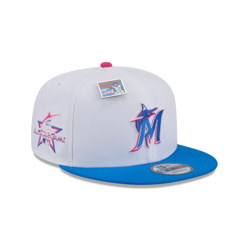 Big League Chew X Miami Marlins Cotton Candy 9FIFTY Snapback Hat sold by New Era