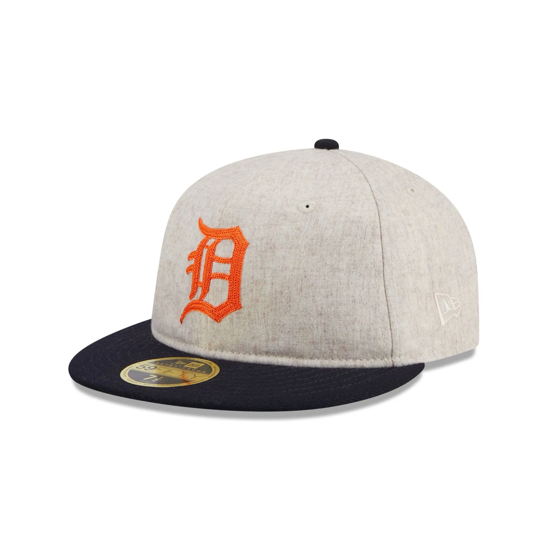 Detroit Tigers Melton Wool Retro Crown 59FIFTY Fitted Hat sold by New Era product image thumbnail 3
