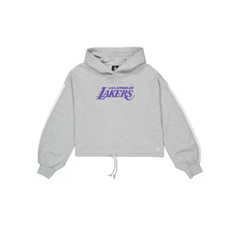 Los Angeles Lakers Gray Logo Select Women's Hoodie sold by New Era