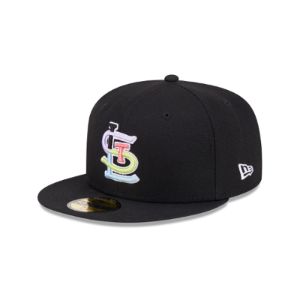 St. Louis Cardinals Color Pack Black 59FIFTY Fitted Hat sold by New Era