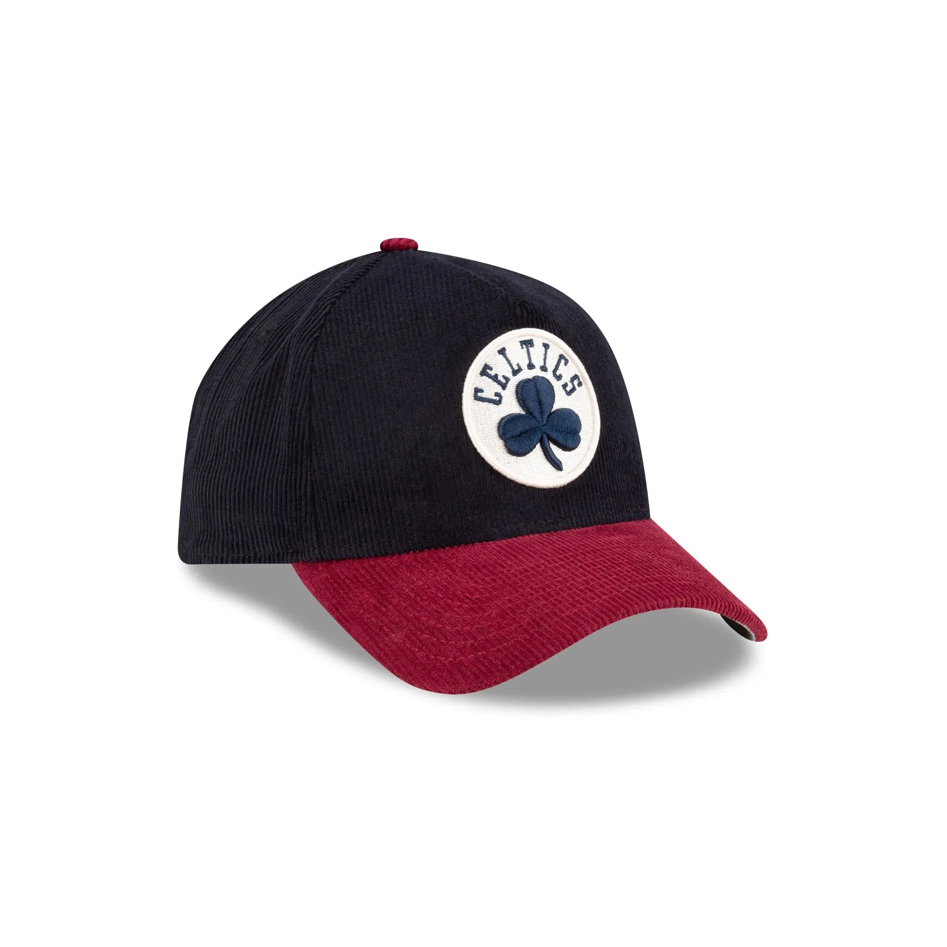 Boston Celtics Navy Corduroy 9FORTY A-Frame Snapback Hat sold by New Era product image thumbnail 3