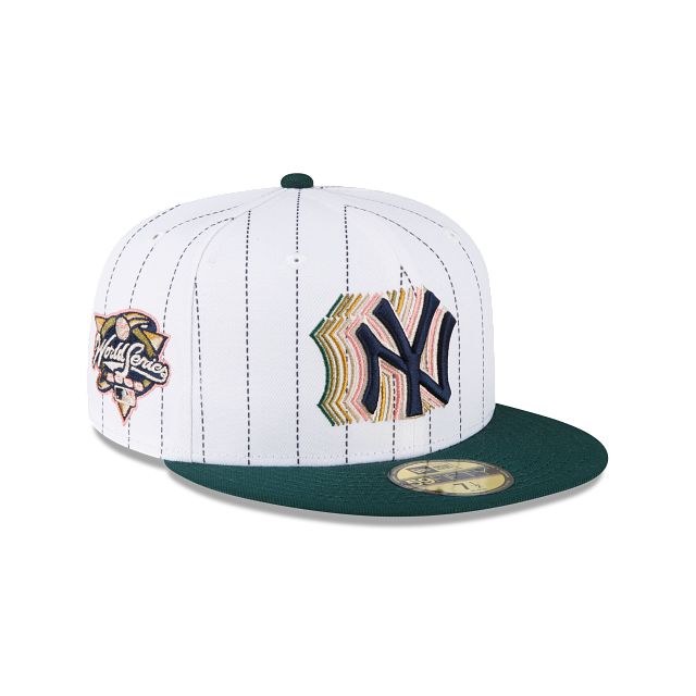 Just Caps White Pinstripe New York Yankees 59FIFTY Fitted sold by New Era