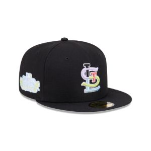 St. Louis Cardinals Color Pack Black 59FIFTY Fitted Hat sold by New Era