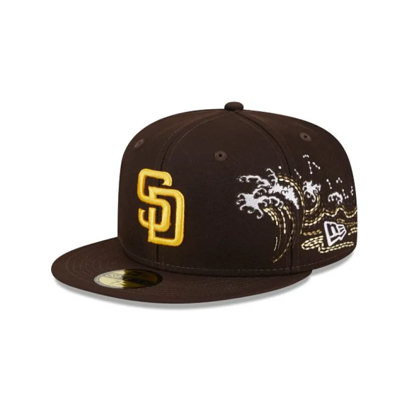 San Diego Padres Tonal Wave 59FIFTY Fitted Hat sold by New Era