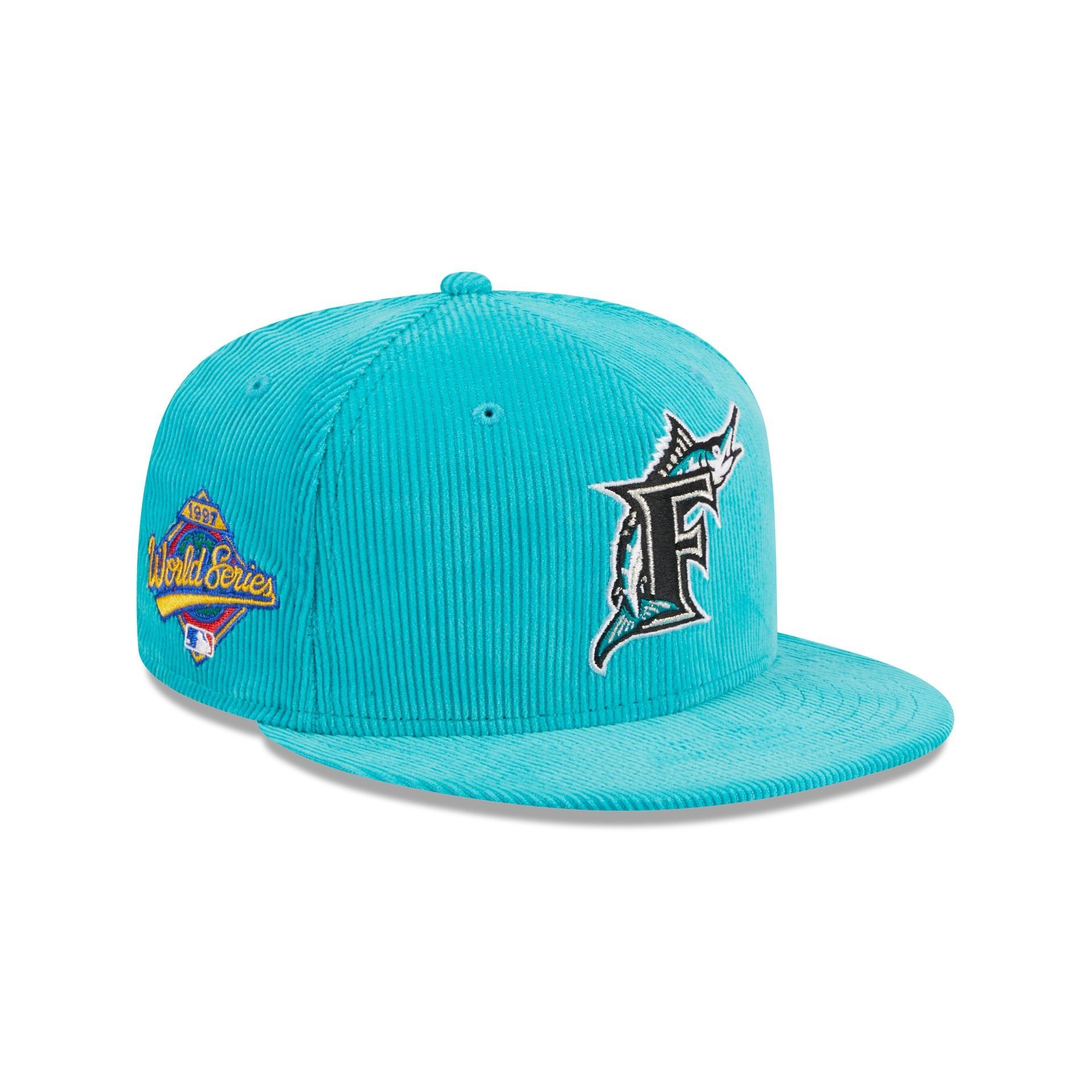 Miami Marlins Throwback Corduroy 59FIFTY Fitted Hat sold by New Era
