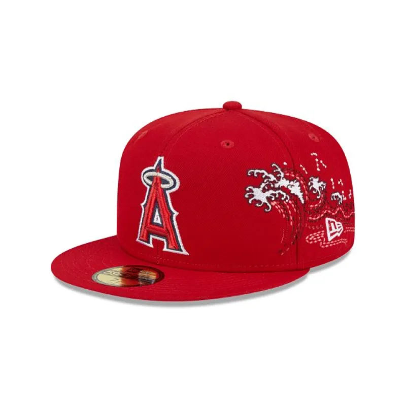 Los Angeles Angels Tonal Wave 59FIFTY Fitted Hat sold by New Era