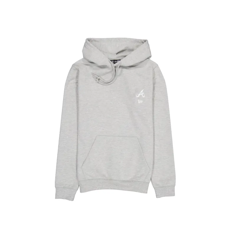 Atlanta Braves Logo Essentials Tonal Gray Hoodie sold by New Era