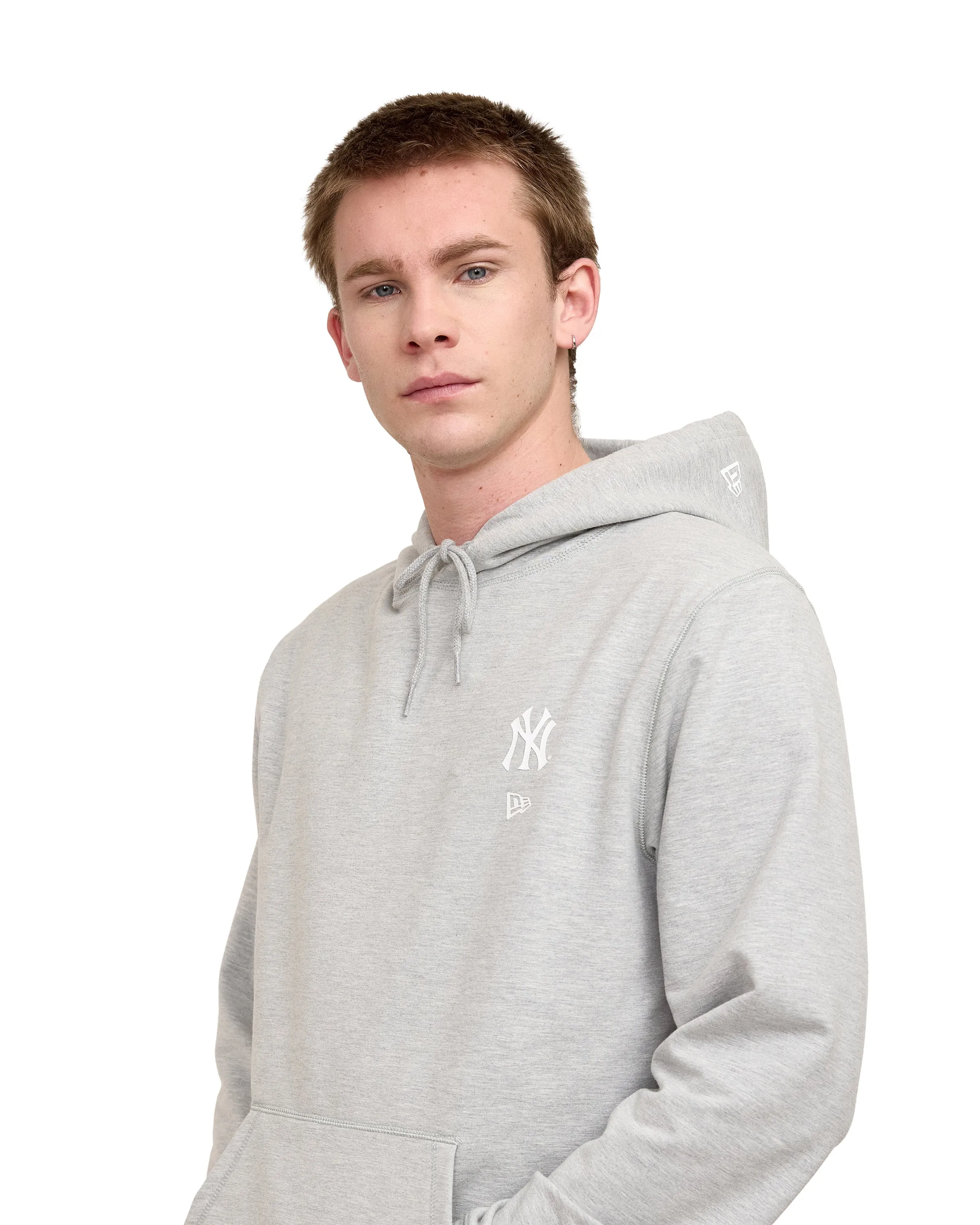 Atlanta Braves Logo Essentials Tonal Gray Hoodie sold by New Era product image thumbnail 2