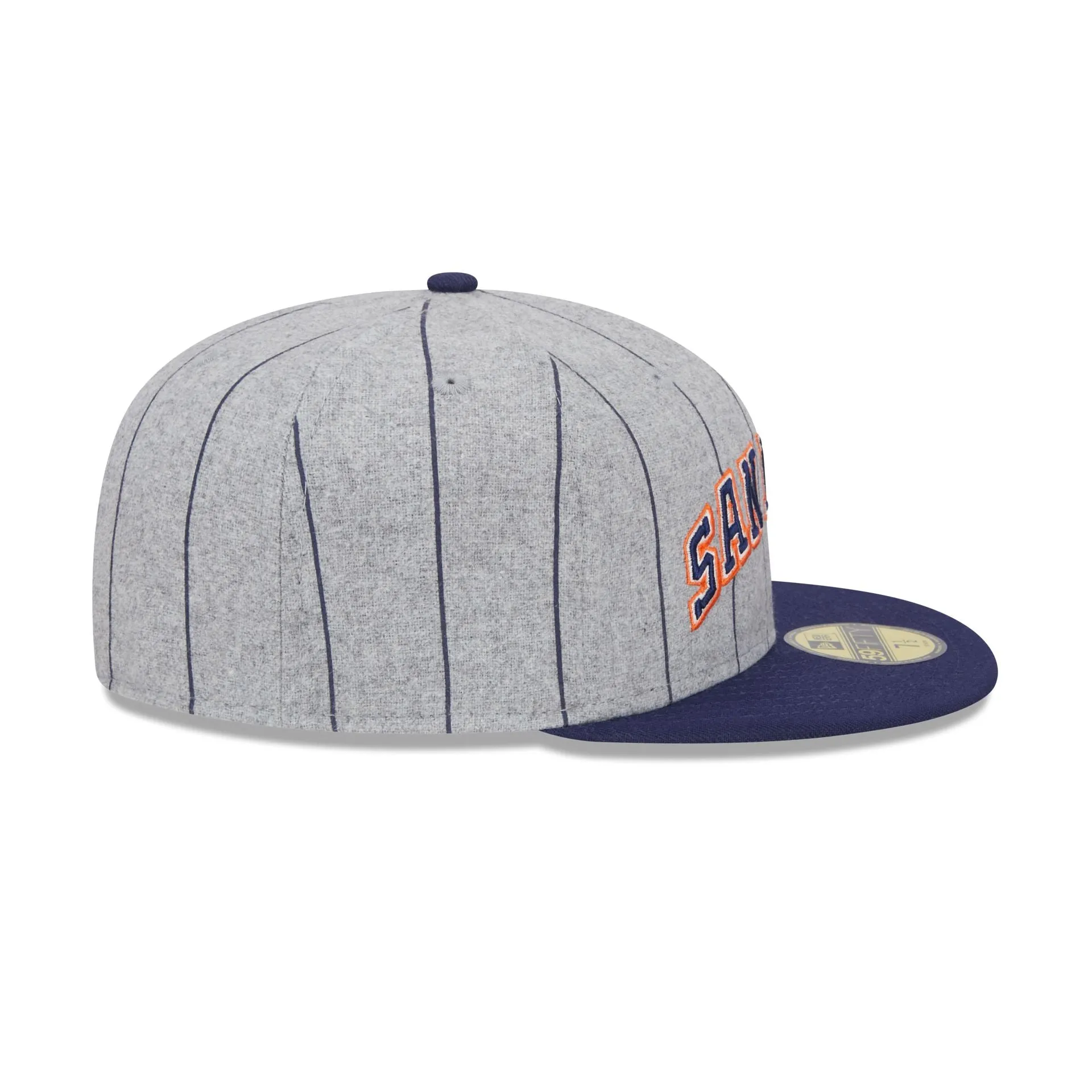 San Diego Padres Heather Pinstripe 59FIFTY Fitted Hat sold by New Era product image thumbnail 5