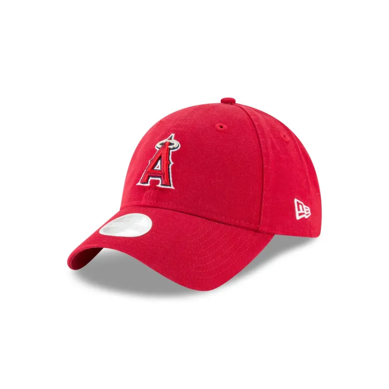 Los Angeles Angels Women's Core Classic Red 9TWENTY Adjustable Hat sold by New Era