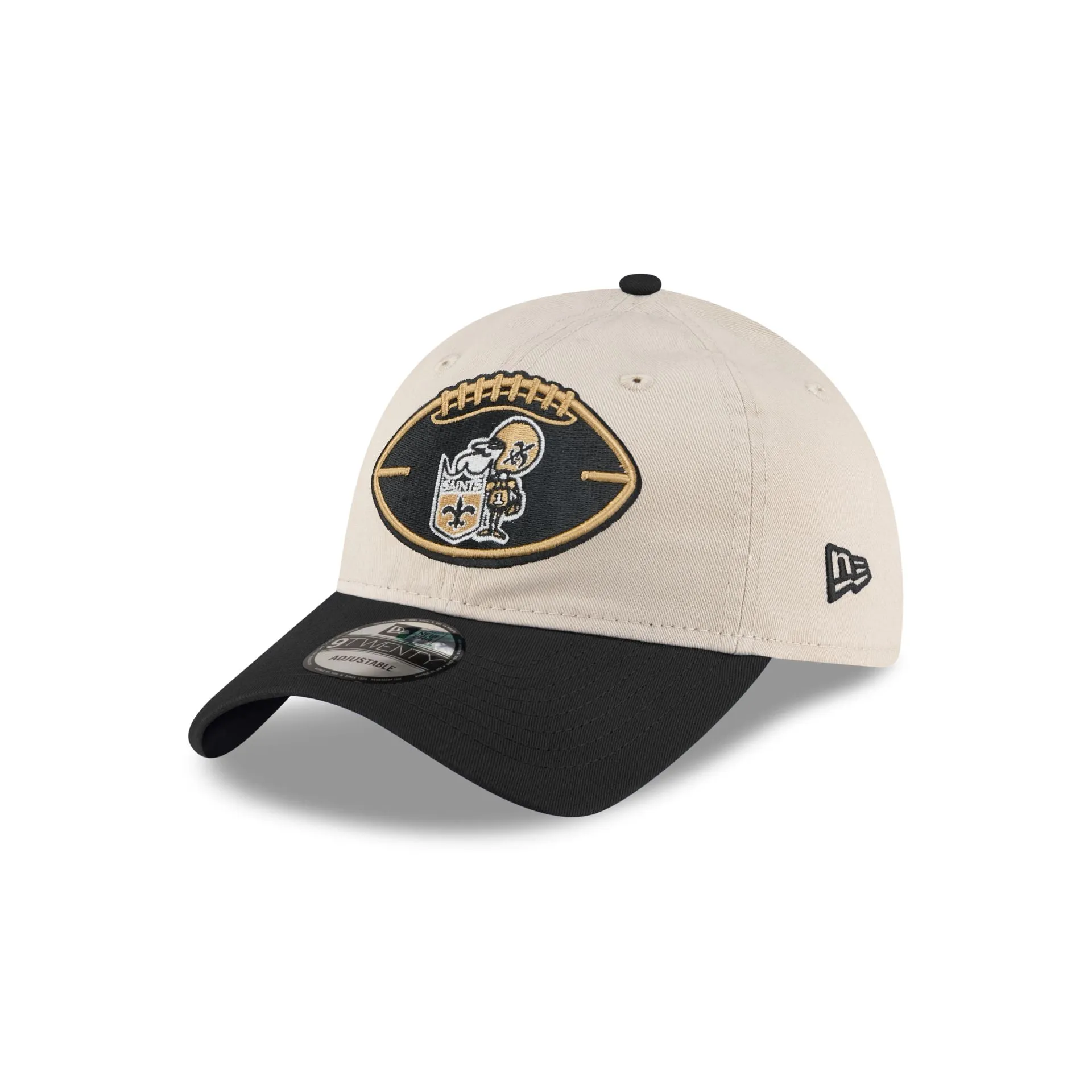 New Orleans Saints 2024 Historic Sideline 9TWENTY Adjustable Hat sold by New Era