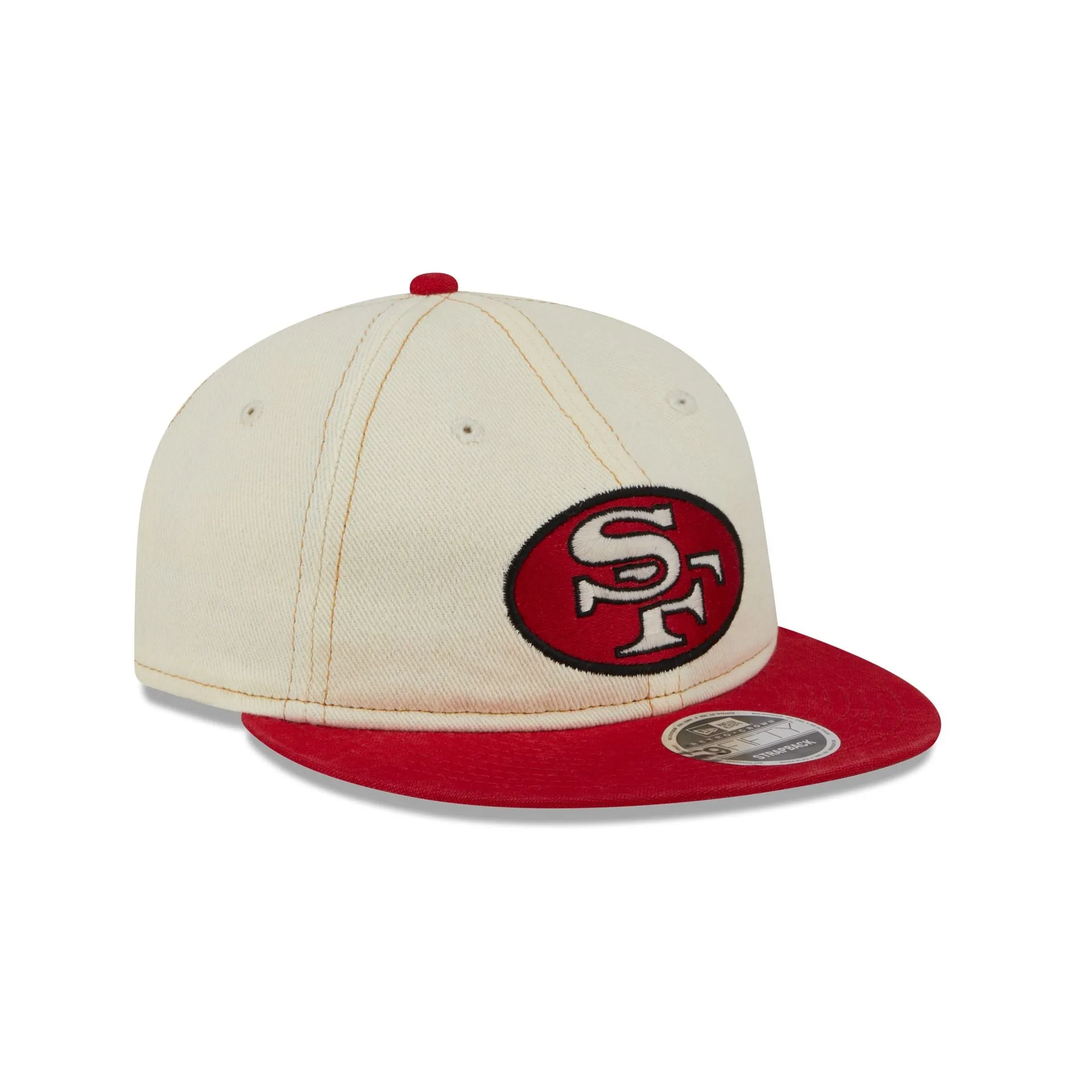 San Francisco 49ers Chrome Denim Retro Crown 9FIFTY Adjustable Hat sold by New Era product image thumbnail 3