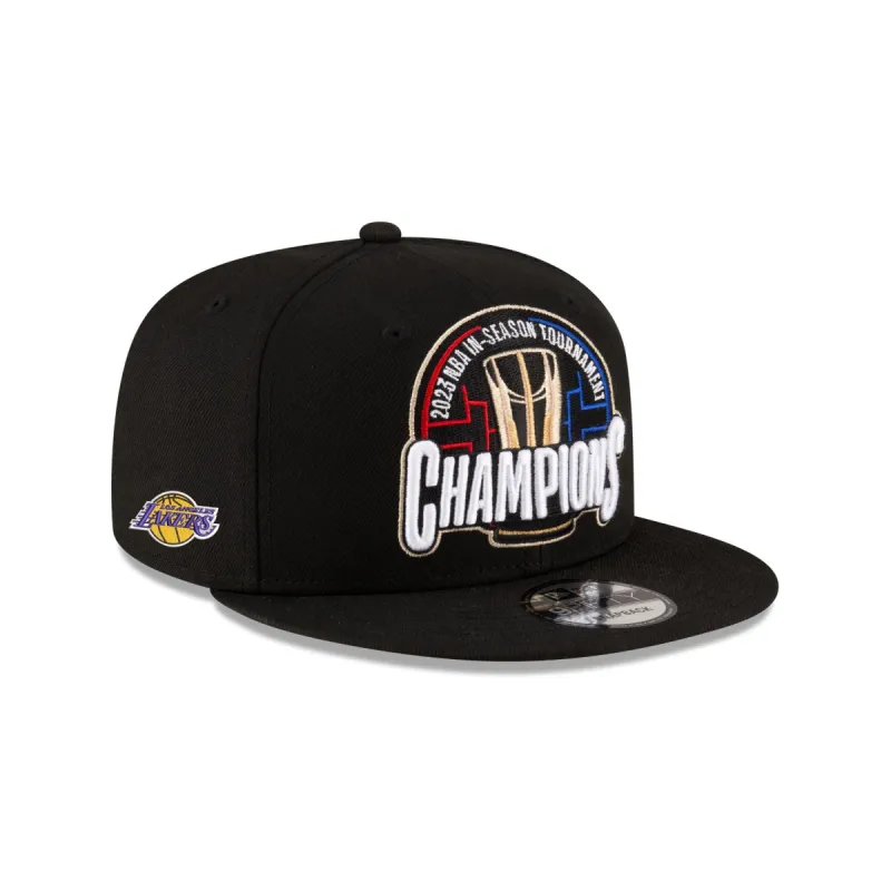 Los Angeles Lakers 2023 NBA In-Season Tournament Champions 9FIFTY Snapback Hat made by New Era