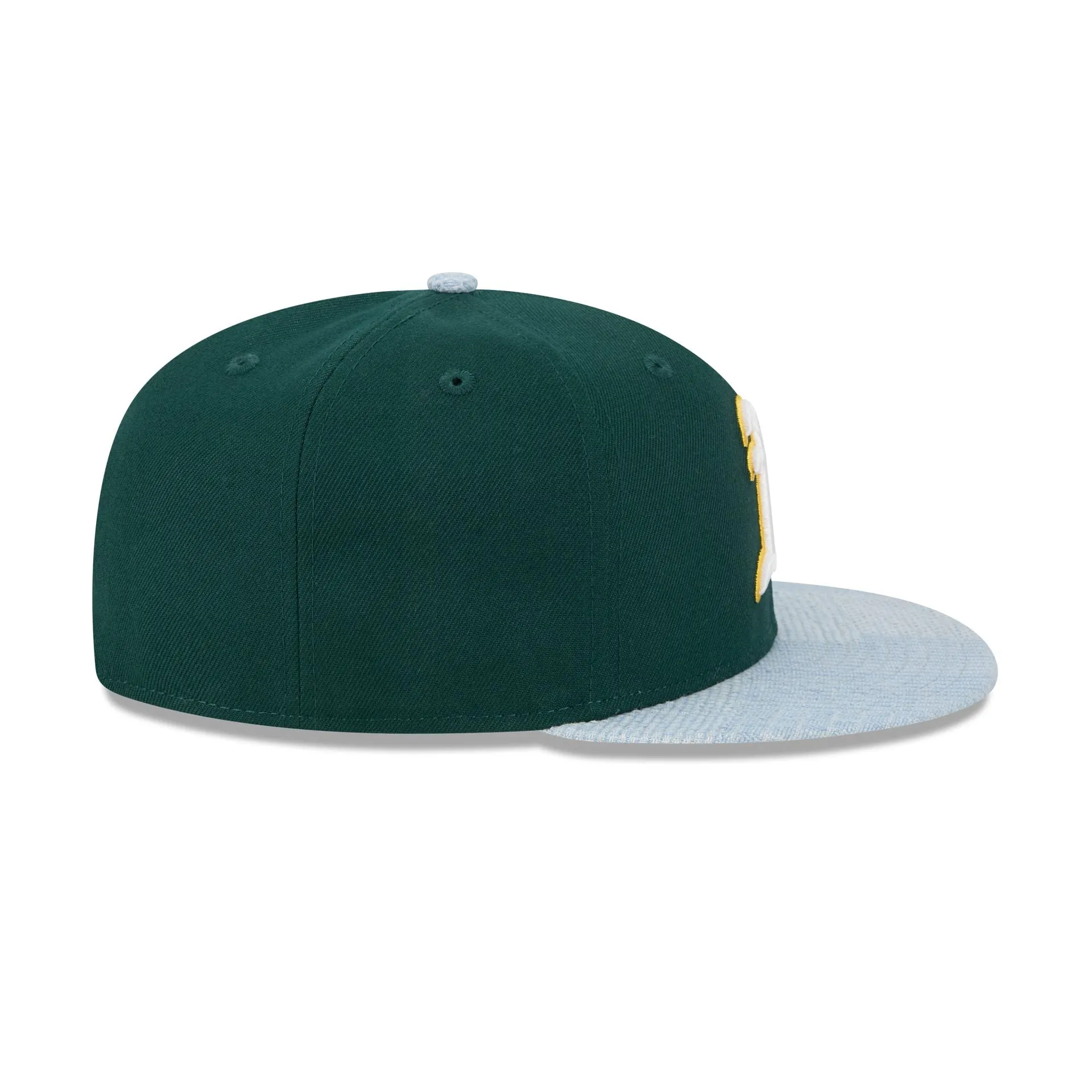 Oakland Athletics Patch Denim 59FIFTY Fitted Hat sold by New Era product image thumbnail 5