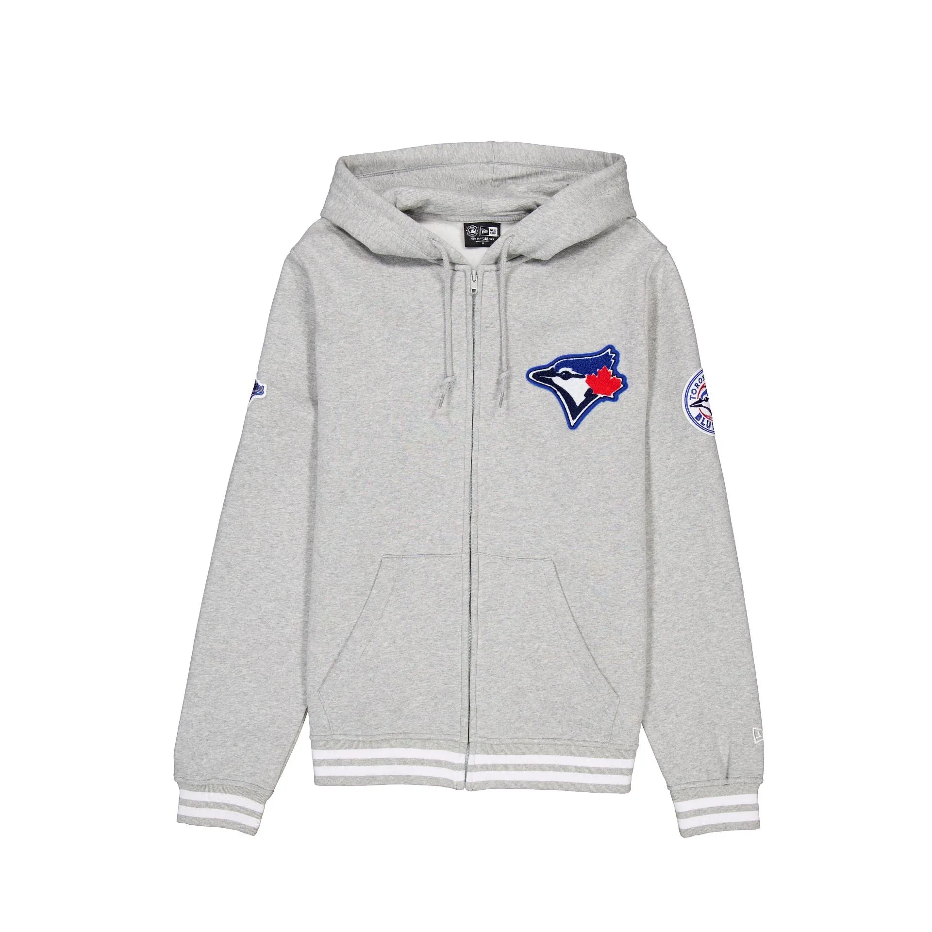 Toronto Blue Jays Gray Logo Select Full-Zip Hoodie sold by New Era
