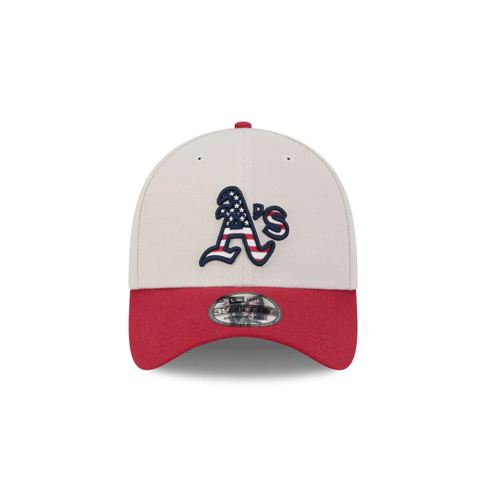 Oakland Athletics Independence Day 2024 39THIRTY Stretch Fit Hat sold by New Era product image thumbnail 2