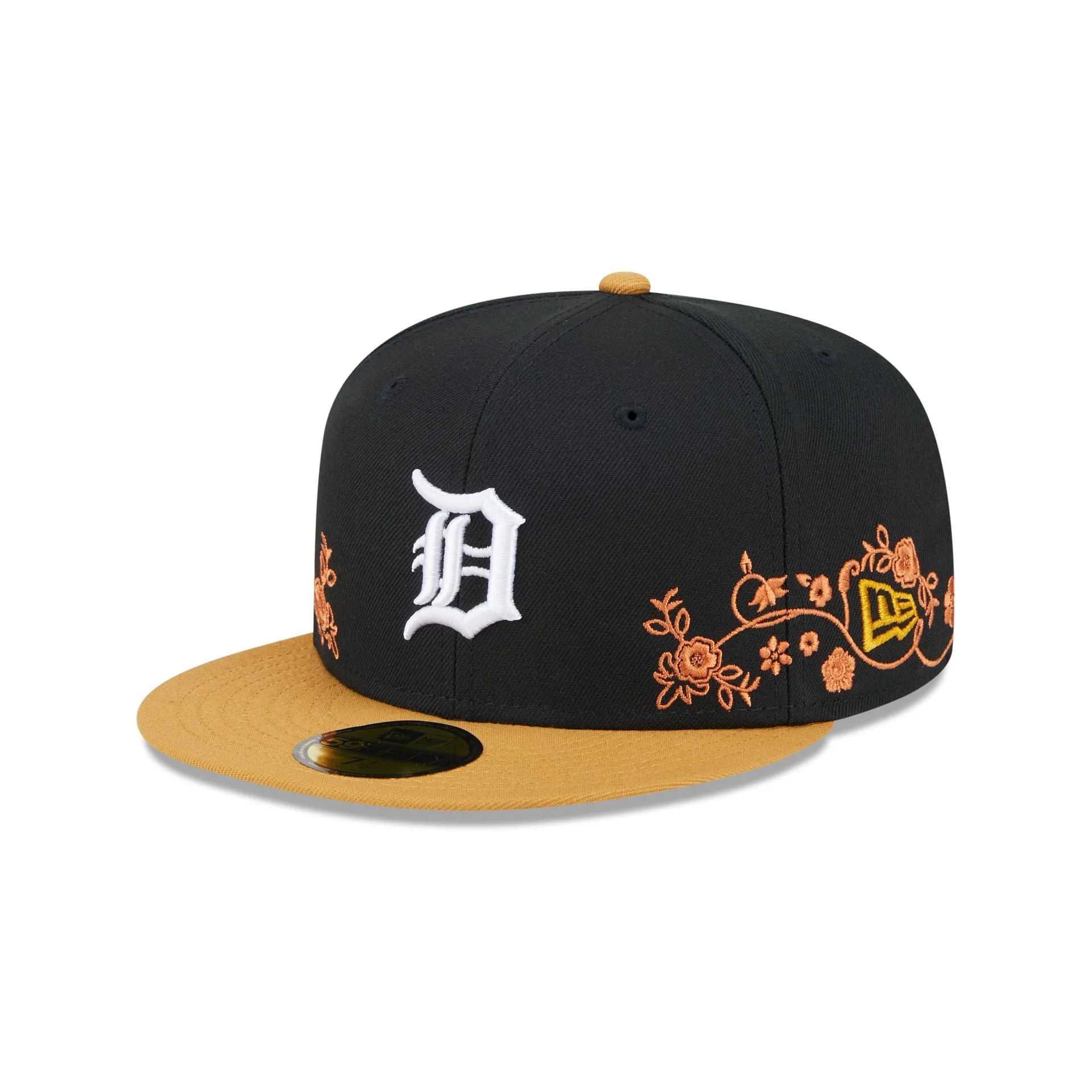 Detroit Tigers Floral Vine 59FIFTY Fitted Hat sold by New Era