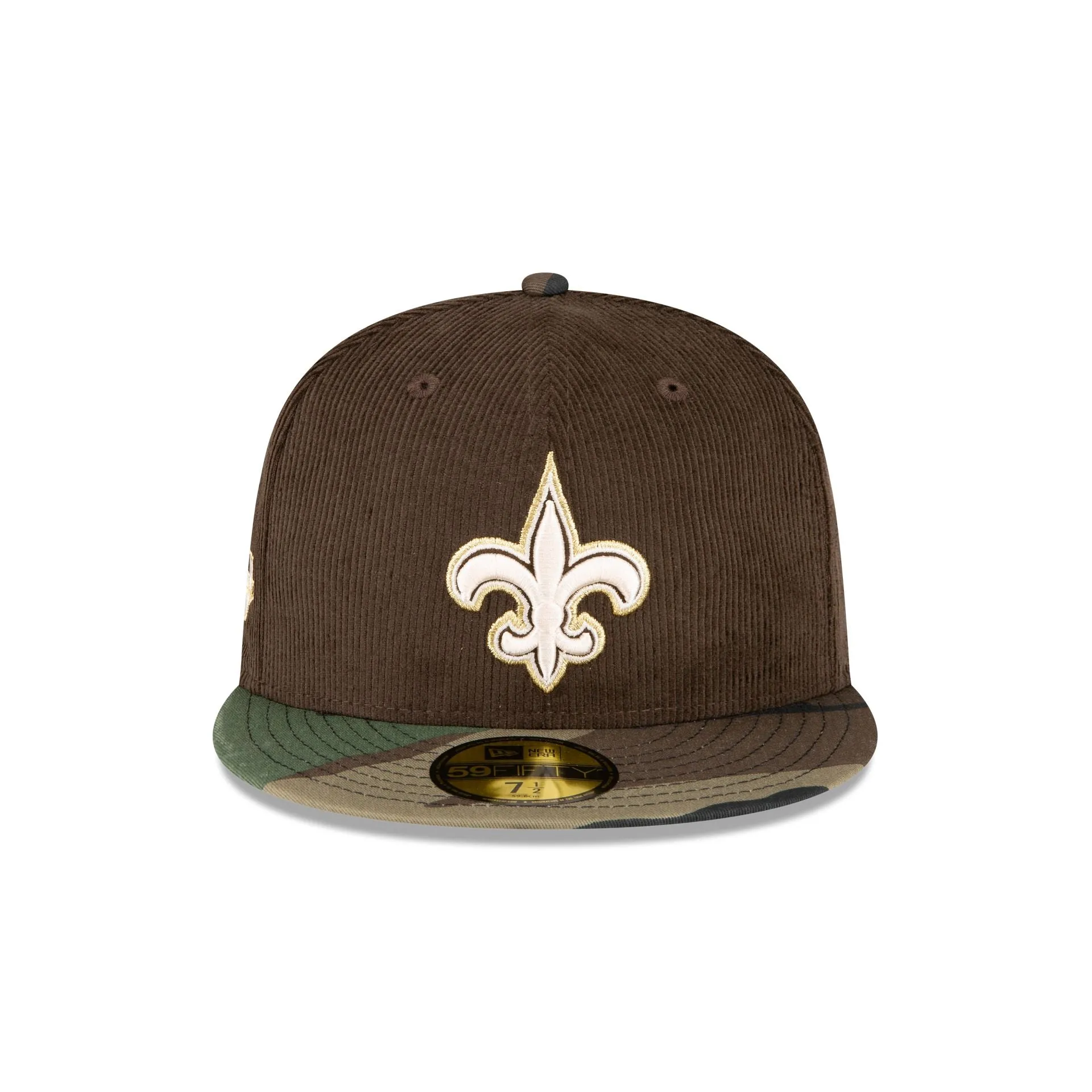 Just Caps Brown Camo New Orleans Saints 59FIFTY Fitted Hat sold by New Era product image thumbnail 2
