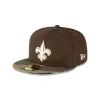 Just Caps Brown Camo New Orleans Saints 59FIFTY Fitted Hat sold by New Era