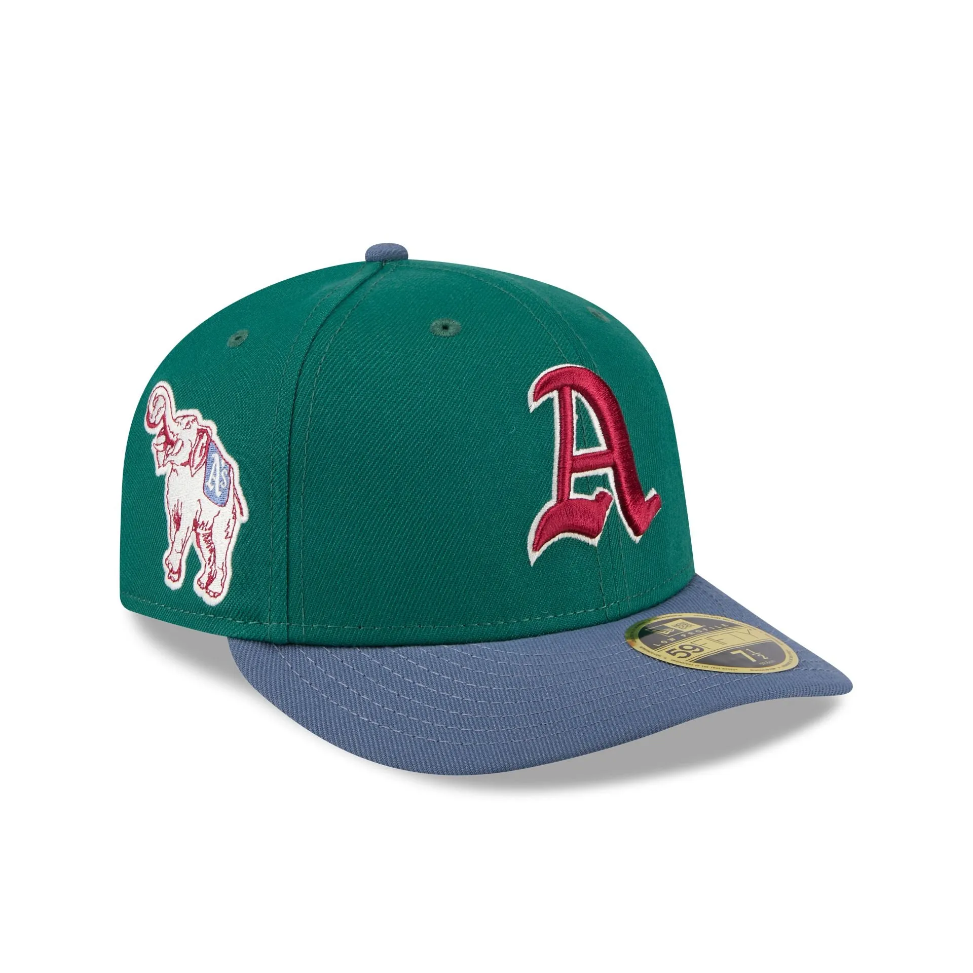 Oakland Athletics Green Gemstone Low Profile 59FIFTY Fitted Hat sold by New Era