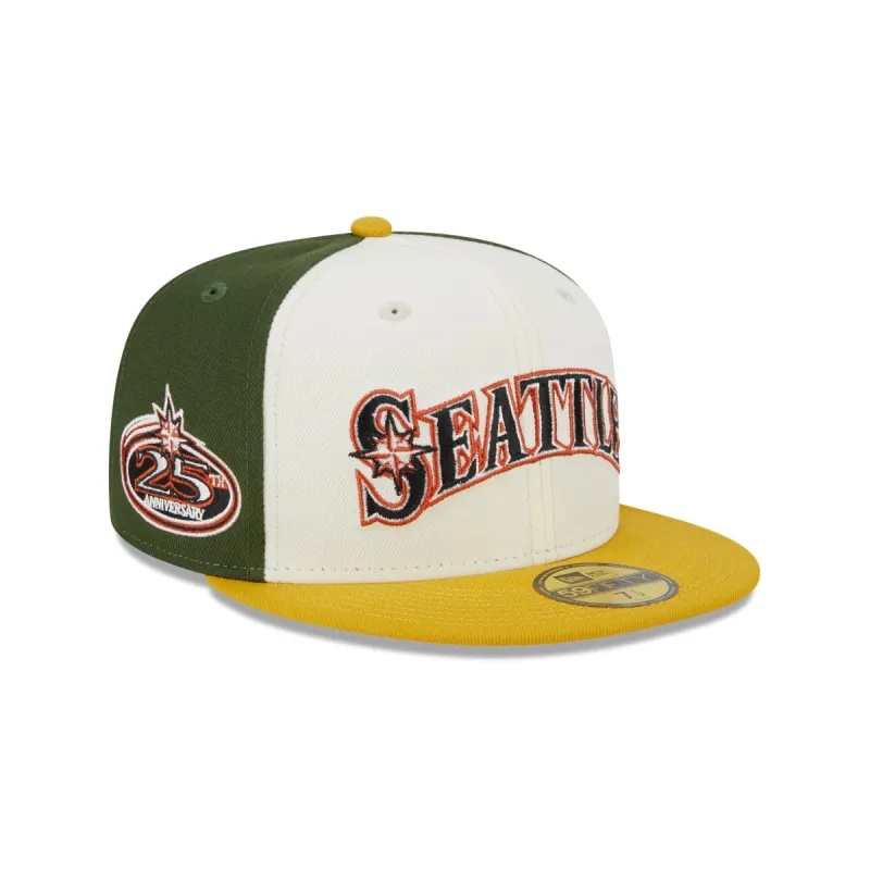 Seattle Mariners Two Tone Honey 59FIFTY Fitted Hat sold by New Era
