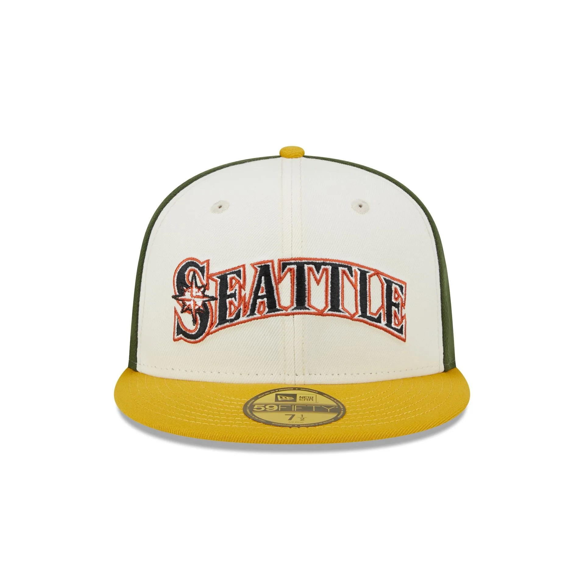 Seattle Mariners Two Tone Honey 59FIFTY Fitted Hat sold by New Era product image thumbnail 2