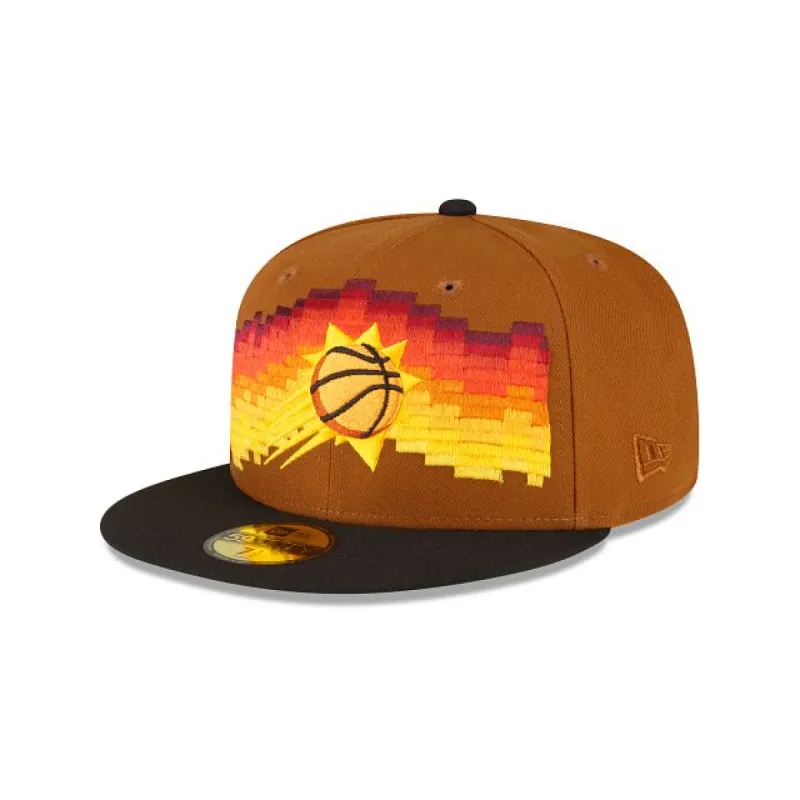 Just Caps Chestnut Phoenix Suns 59FIFTY Fitted Hat made by New Era