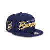 Milwaukee Brewers Wordmark 9FIFTY Snapback Hat sold by New Era