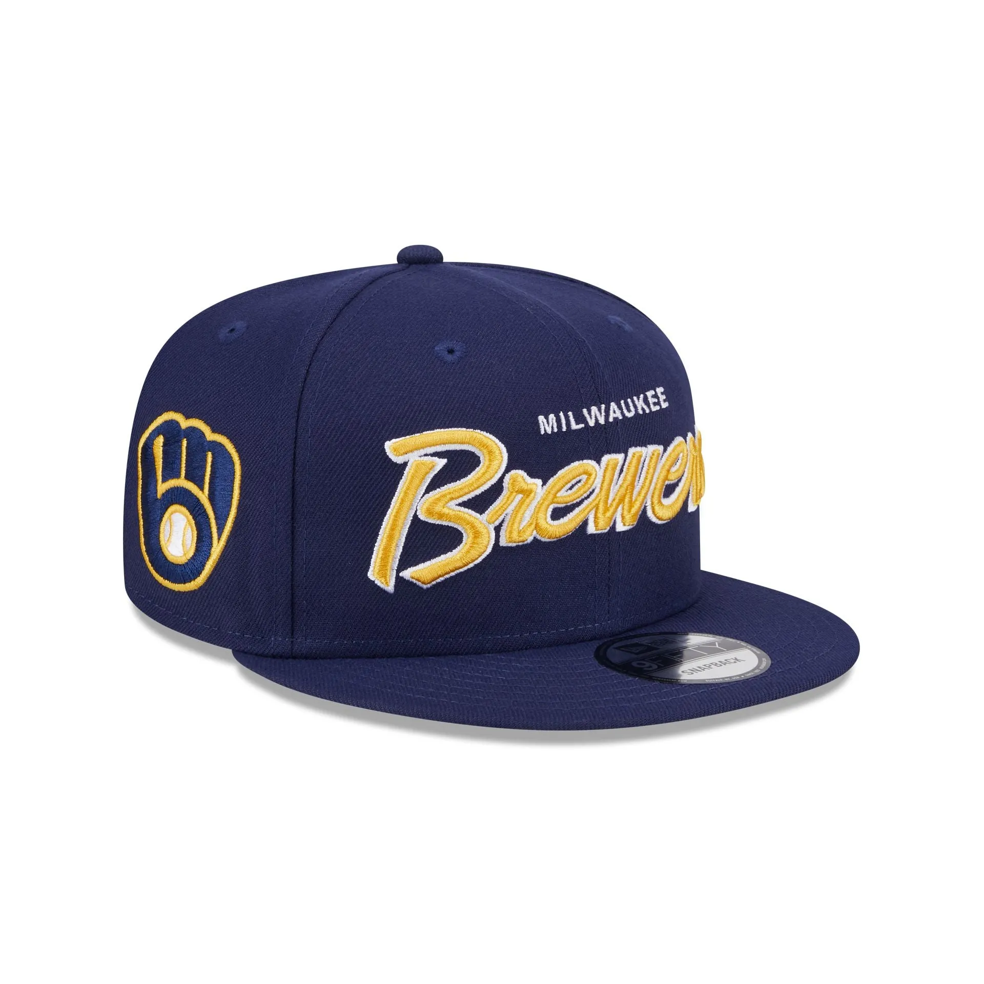 Milwaukee Brewers Wordmark 9FIFTY Snapback Hat sold by New Era product image thumbnail 3