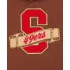 San Francisco 49ers Letterman Classic Women's Hoodie sold by New Era