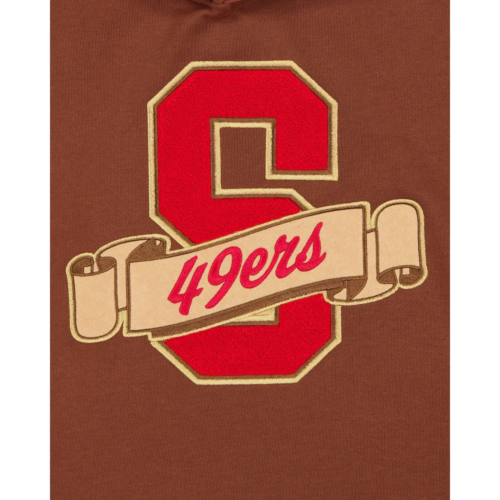 San Francisco 49ers Letterman Classic Women's Hoodie sold by New Era product image thumbnail 4