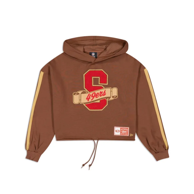 San Francisco 49ers Letterman Classic Women's Hoodie sold by New Era