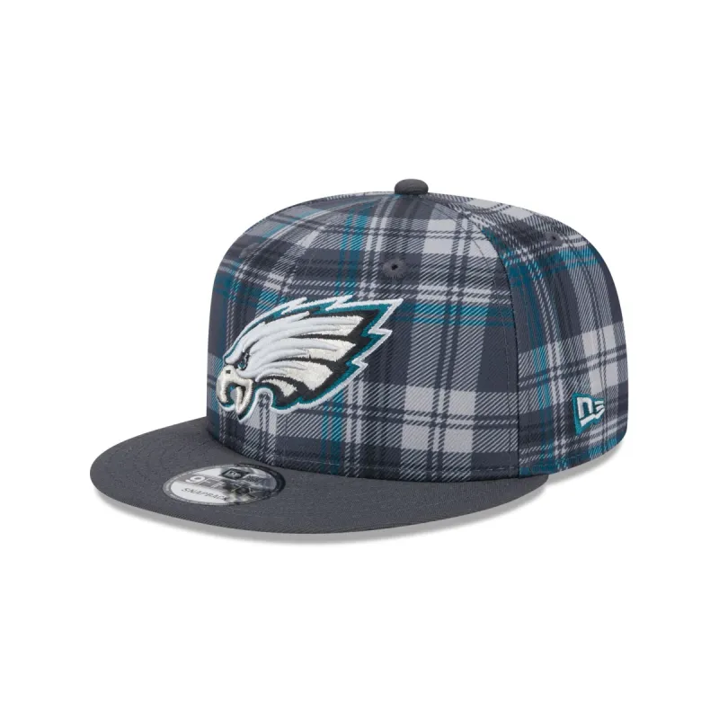 Philadelphia Eagles 2024 Sideline Statement Gray 9FIFTY Snapback Hat sold by New Era
