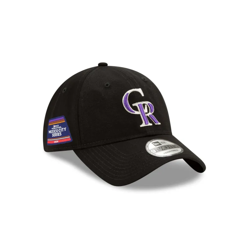 Colorado Rockies 2024 MLB World Tour Mexico City Series 9TWENTY Adjustable Hat sold by New Era