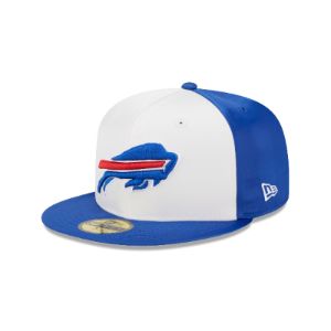 Buffalo Bills Throwback Satin 59FIFTY Fitted Hat sold by New Era